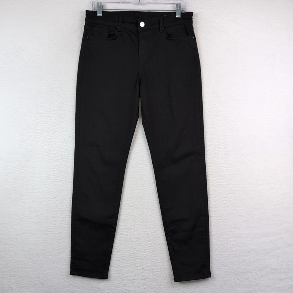AllSaints‎ Miller Jeans Women's 31 Black Skinny Stretch Modal Blend